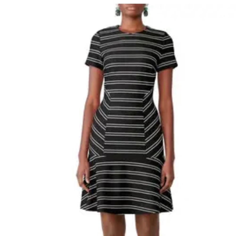 Anthropologie Hutch black and white striped dress, BRAND NEW